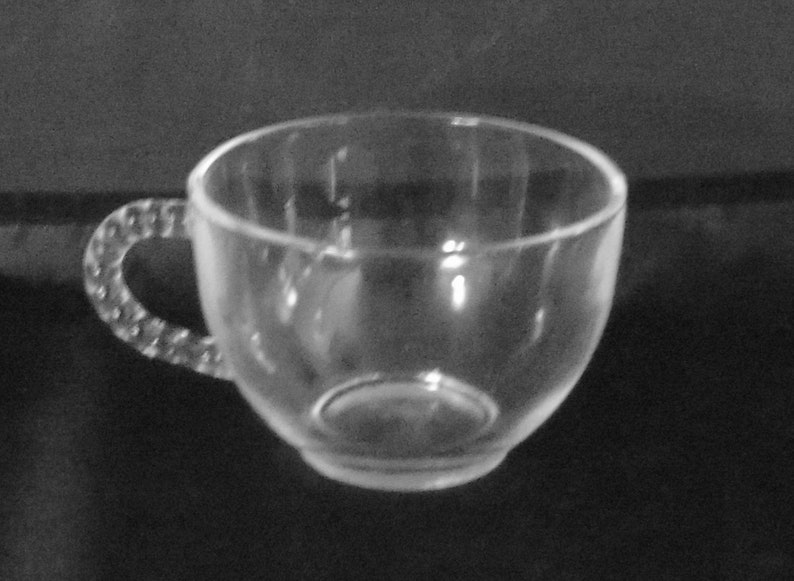 Exquisite Federal Glass Snack Set