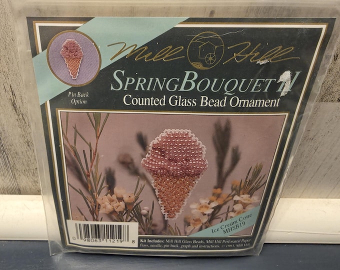 Mill Hill Ice Cream Cone Counted Glass Bead Kit