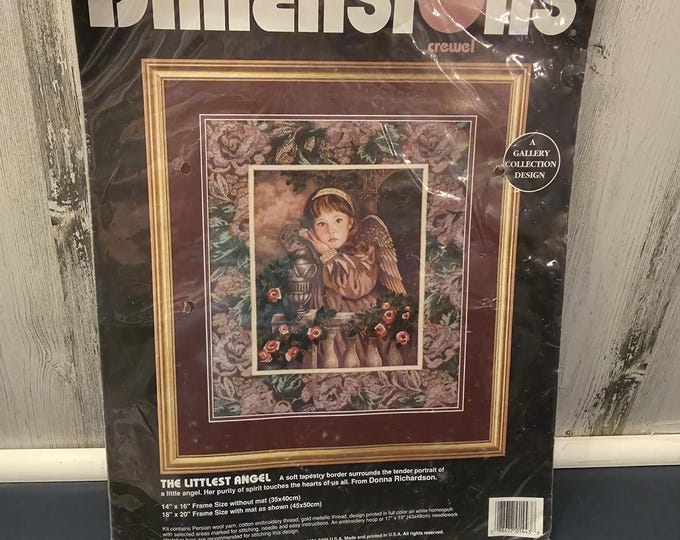 The Littlest Angel Crewel Kit by Dimensions