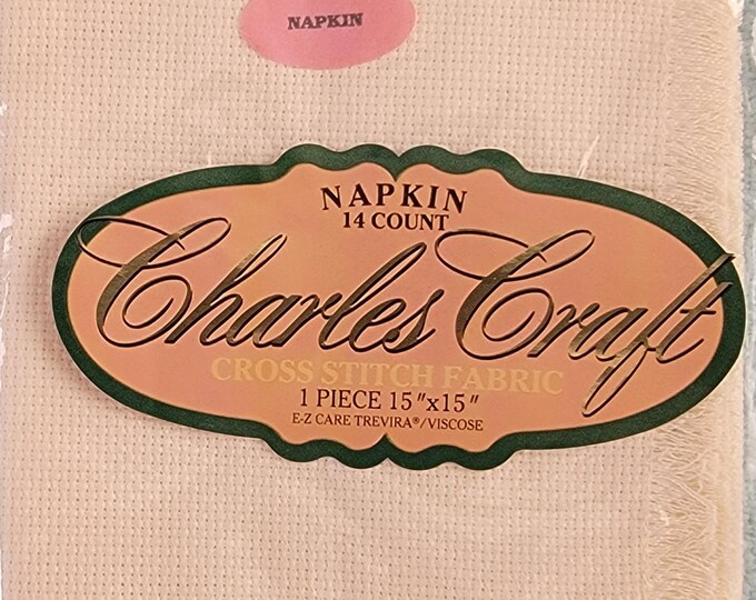 Ivory Napkin Fabric by Charles Craft