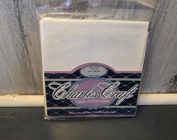 Charles Craft Silver 14 Count White Aida