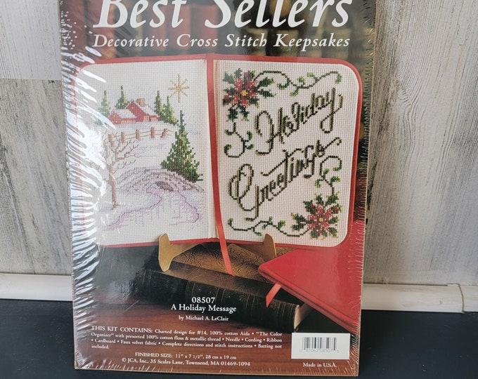 A Holiday Message Cross Stitch Kit