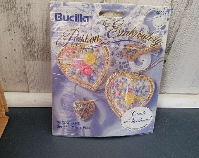 Bucilla Ribbon Embroidery Kit 40997 Springtime