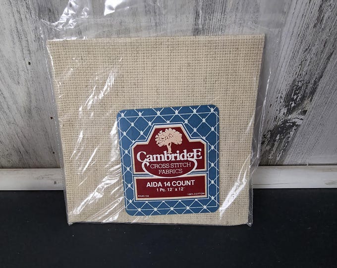 Cambridge Aida 14 Count Oatmeal