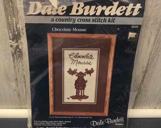 Chocolate Mousse Country Cross Stitch Kit by Dale Burdett