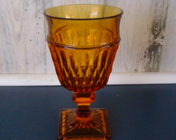 Indiana Glass Amber Glass Candy Dish No Lid