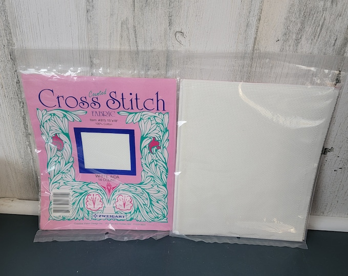 White Zweigart Cross Stitch Fabric