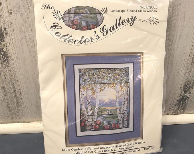 The Collector's Gallery Landscape Stained Glass Window No CG005