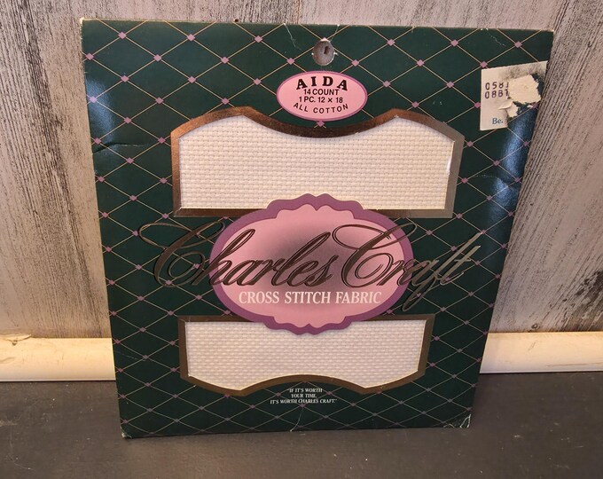 Charles Craft White Aida 1 Piece