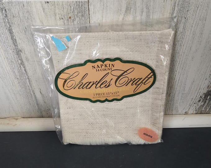 Oatmeal Napkin Fabric by Charles Craft