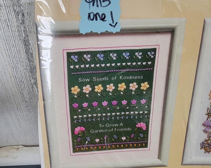 Seeds of Kindness 0550 Cross Stitch Kit Designed by Suzanne M Cruise Distributed by Creative Circle