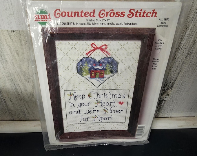 NMI Art 1905 Keep Christmas Cross Stitch Kit
