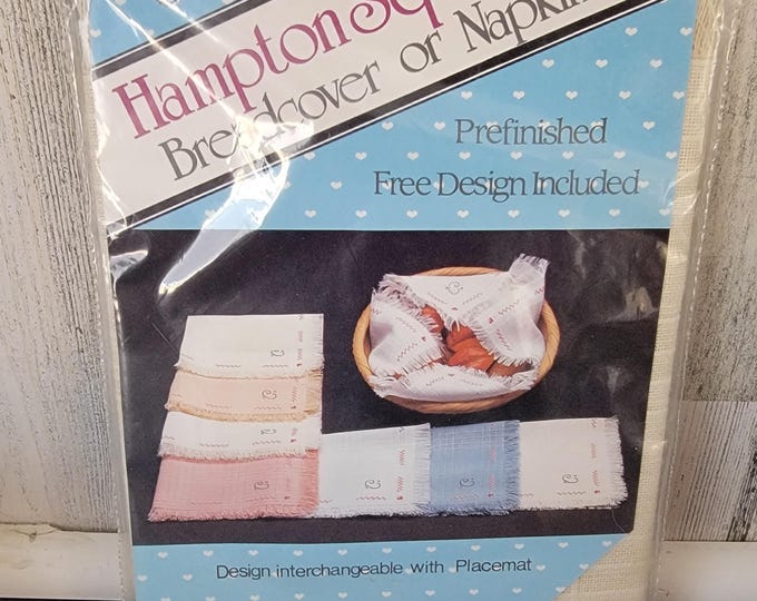 Hampton Square Bread Cover or Napkin