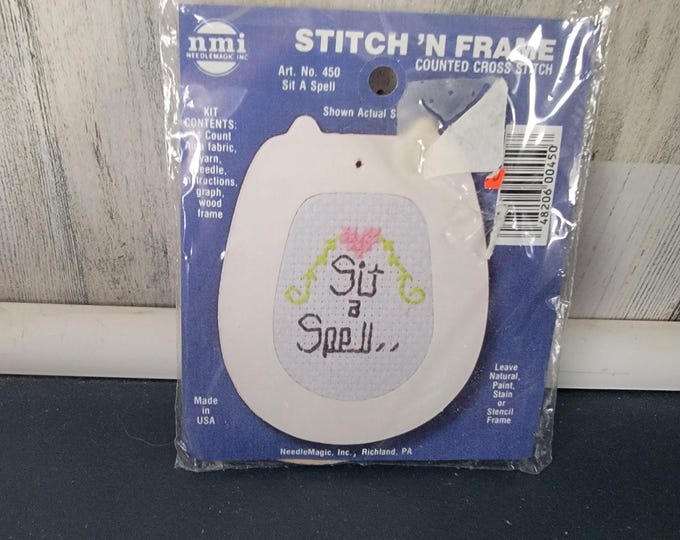 Stitch n Frame Counted Cross Stitch Sit A Spell No 450