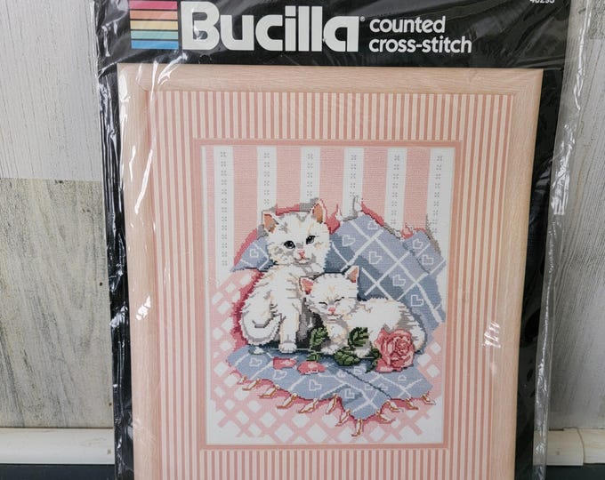 Bucilla Counted Cross Stitch Cuddle Up Kit