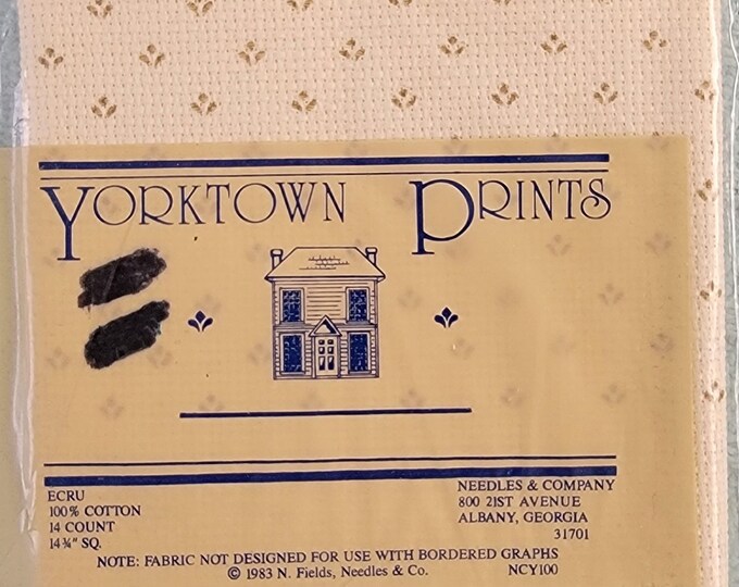Yorktown Prints Cross Stitch Fabric