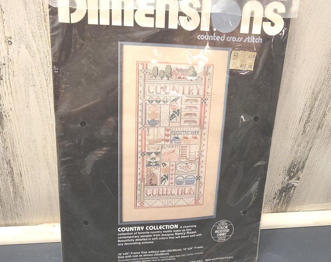 Dimensions Counted Cross Stitch Country Collection Sampler