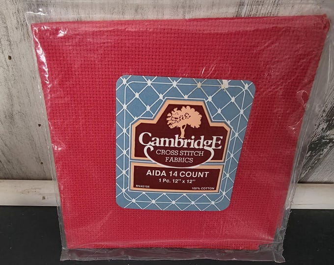 Cambridge Aida 14 Count Red