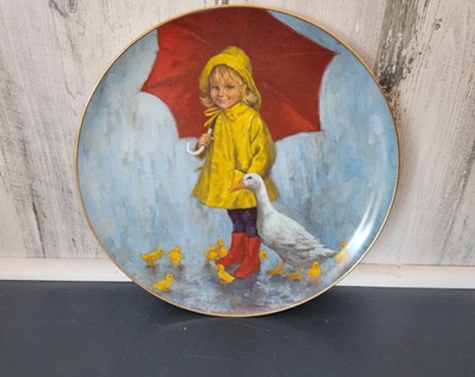 Rainy Day Fun Collector Plate