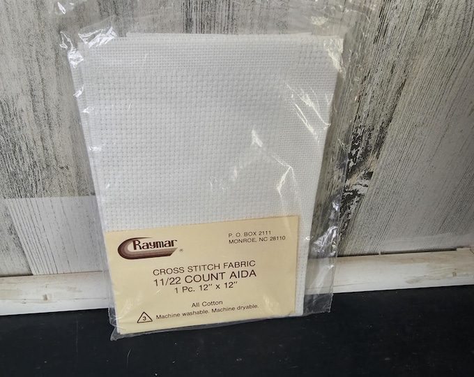 11/22 Count Aida Counted Cross Stitch Fabric by Raymar