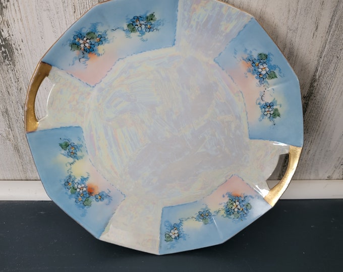 1930's German Lusterware Plate