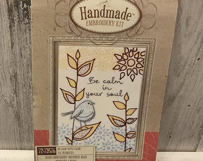 Dimensions Be Calm Handmade Embroidery Kit