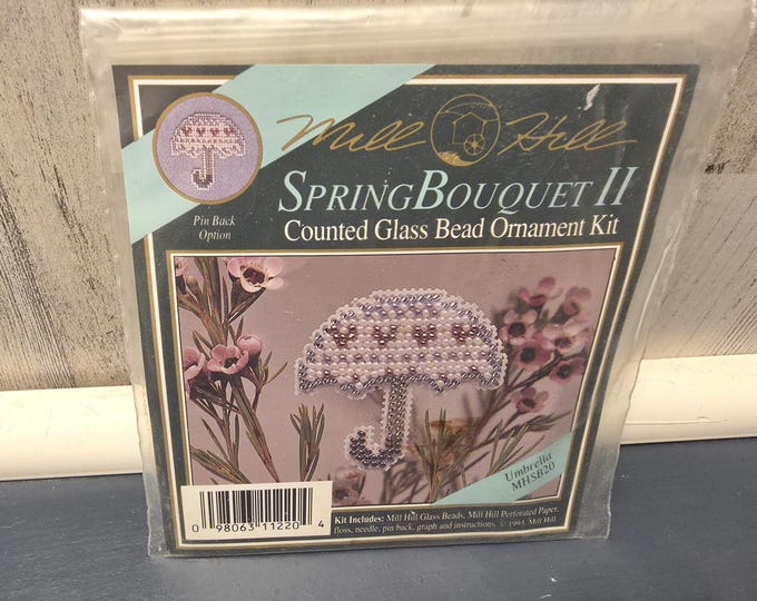 Mill Hill Umbrella Counted Glass Bead Kit