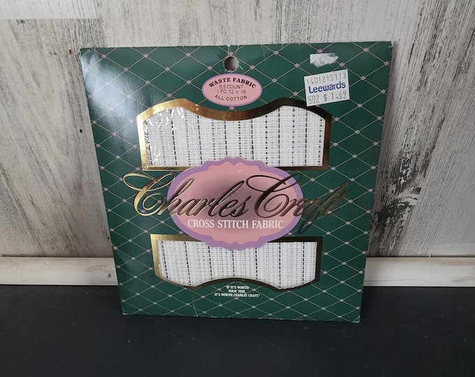 Charles Craft Waste Fabric Cross Stitch Fabric 14 Count