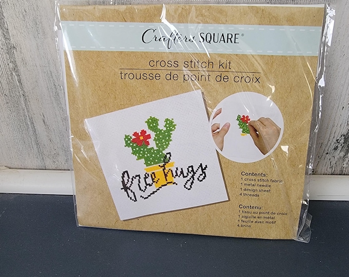 Crafter's Square "Free Hugs" Counted Cross Stitch Kit