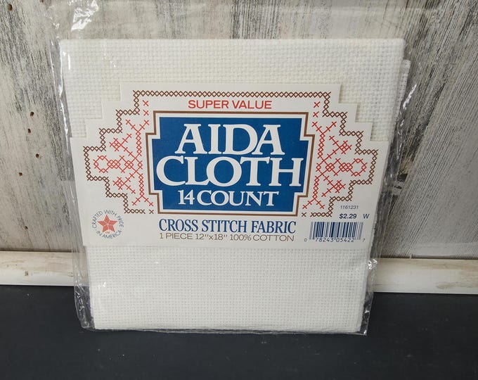 White Aida Super Value 14 Count