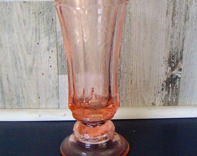 Wonderful Pink Pedestal Parfait Glass