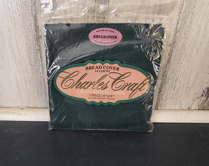 Forest Green Charles Craft 14 Count Cross Stitch Bread Cover