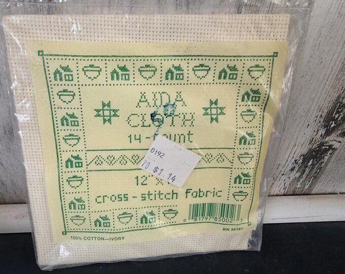 Aida Cloth 14 Count White