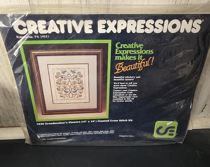 Creative Expressions 7840 Grandmother's Flowers with Grandchildrens' Names