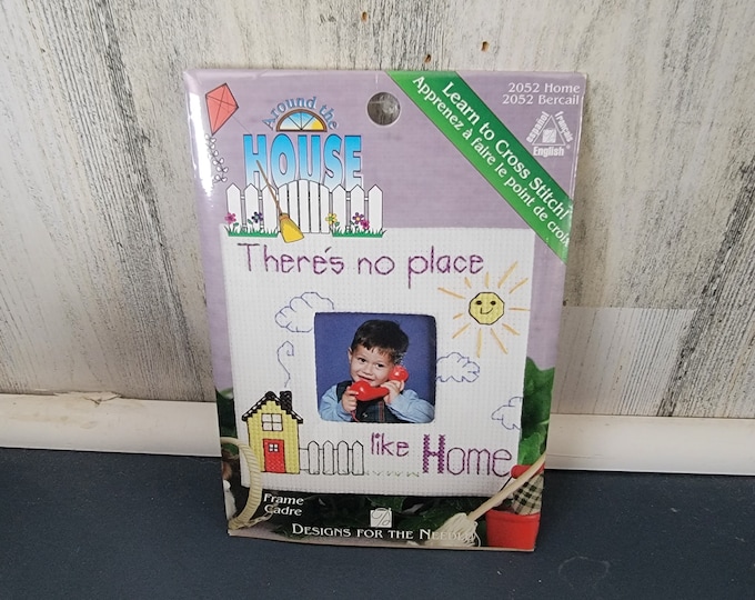 There's No Place Like Home Frame Counted Cross Stitch Kit