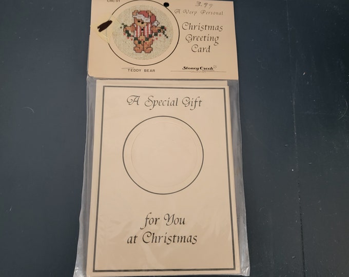 Teddy Bear Christmas Card Greeting