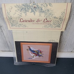 Lavender & Lace Cross Stitch Chart &quot;Second Angel of Freedom &quot;