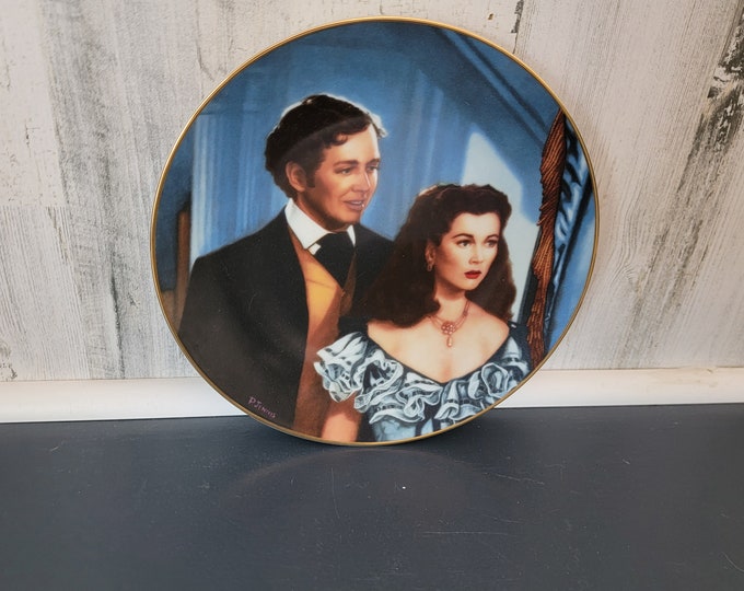 The Smitten Suitor 7th Issue Gone with the Wind Series Plate