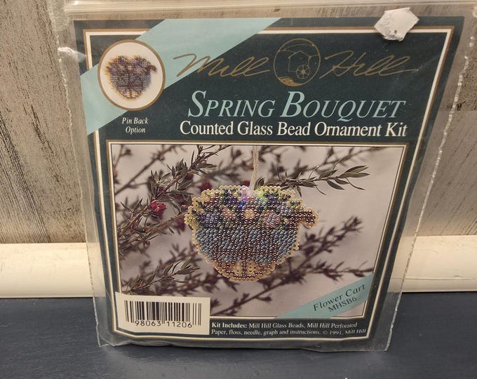 Mill Hill Flower Cart Counted Glass Bead Kit