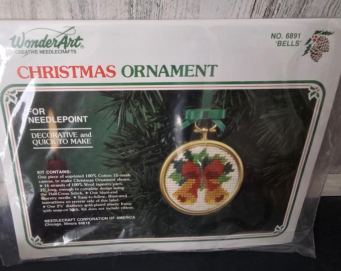 WonderArt Christmas Ornament No 6891 Bells