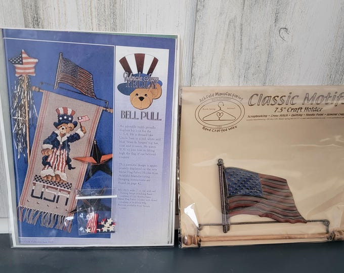 Uncle Sam Teddy Bell Pull Instructions and Craft Holder