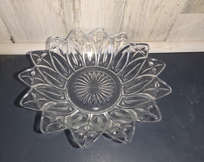 Federal Glass Petal Candy Dish from the 1950's
