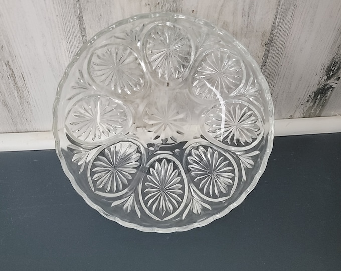 Vintage Anchor Hocking Medallion Bowl