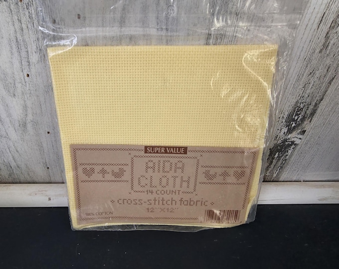 Yellow Aida Super Value 14 Count