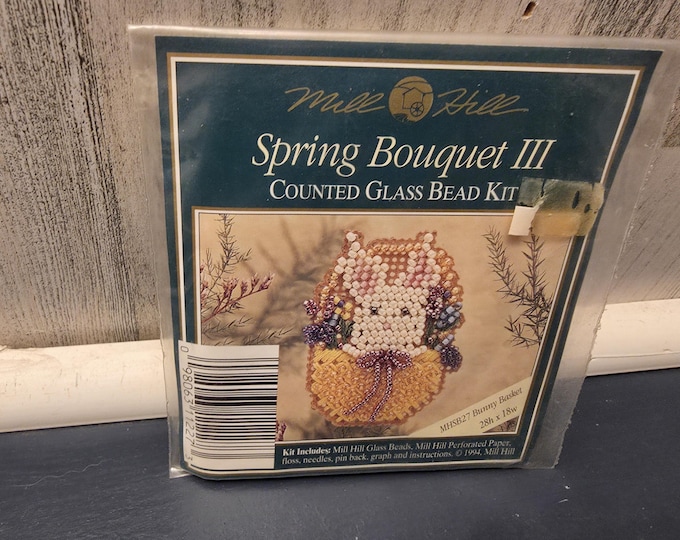 Mill Hill Bunny Basket Counted Glass Bead Kit