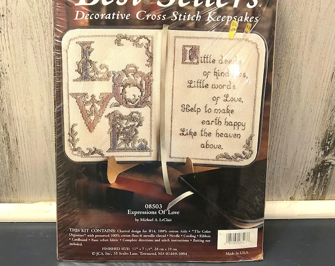 Expressions of Love Cross Stitch Kit by Michael A LeClair