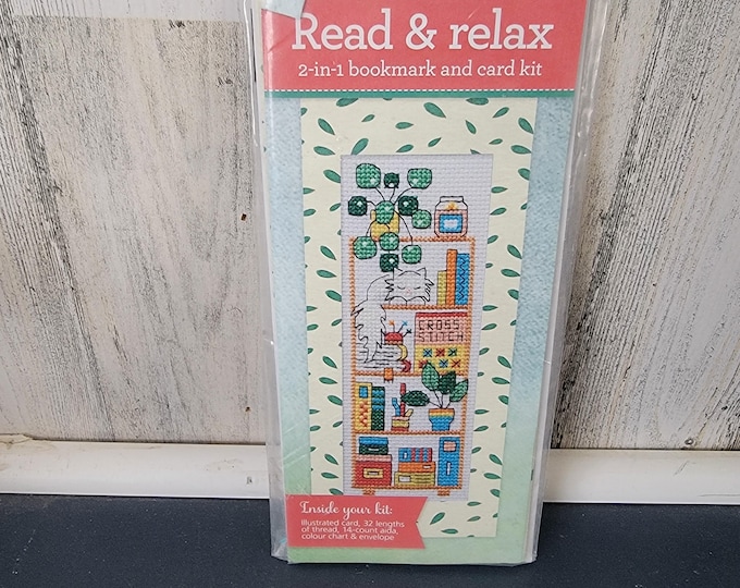 Read & relax 2 in 1 bookmark and card kit
