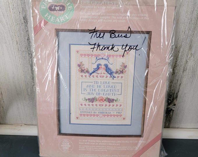 The Greatest Joy by Linda Alexander Cross Stitch Kit- From the Heart
