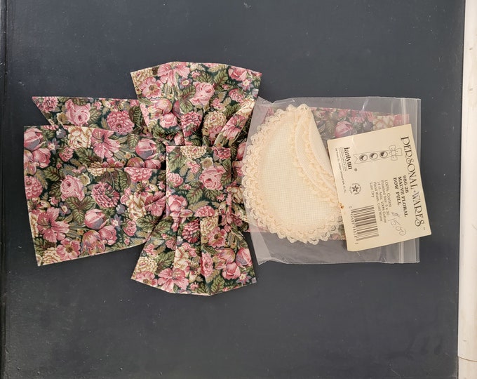 Personal Wares Mauve Floral Bow Pull