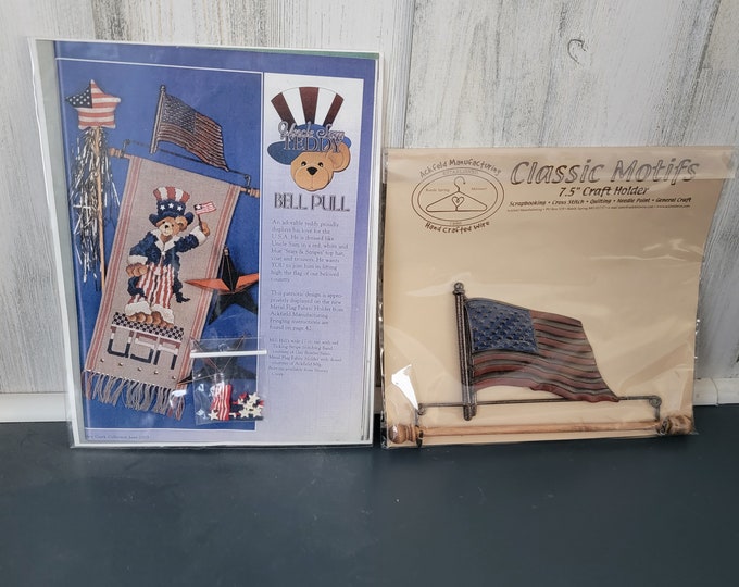 Uncle Sam Teddy Bell Pull Instructions and Craft Holder
